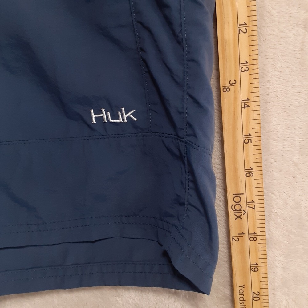 Huk Performance Mens Fishing Shorts Sz.XXL/Blue/Outdoor/Active - Picture 10 of 11